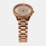 Michael Kors Lauryn Three-Hand Crystals Rose Gold Dial Rose Gold Steel Strap Watch for Women - MK4736 Buy Now By Michael Kors