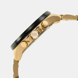 Michael Kors Brecken Chronograph Black Dial Gold Steel Strap Watch For Men - MK8848 Buy Now By Michael Kors