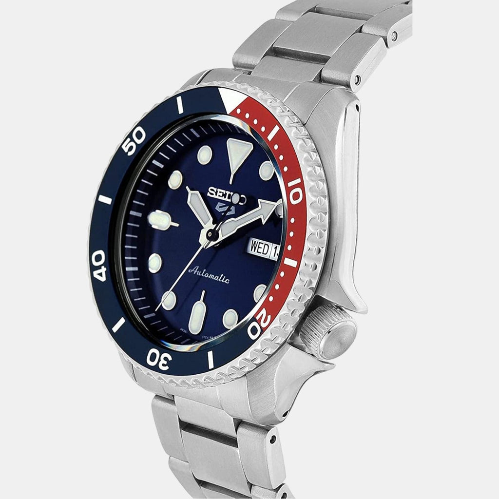 Seiko 5 Sports Automatic Blue Dial Silver Steel Strap Watch For Men - SRPD53K1 Buy Now By Seiko