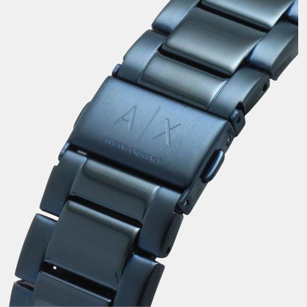 Armani Exchange Hampton Chronograph Blue Dial Blue Steel Strap Watch For Men - AX2430 Buy Now By Armani Exchange