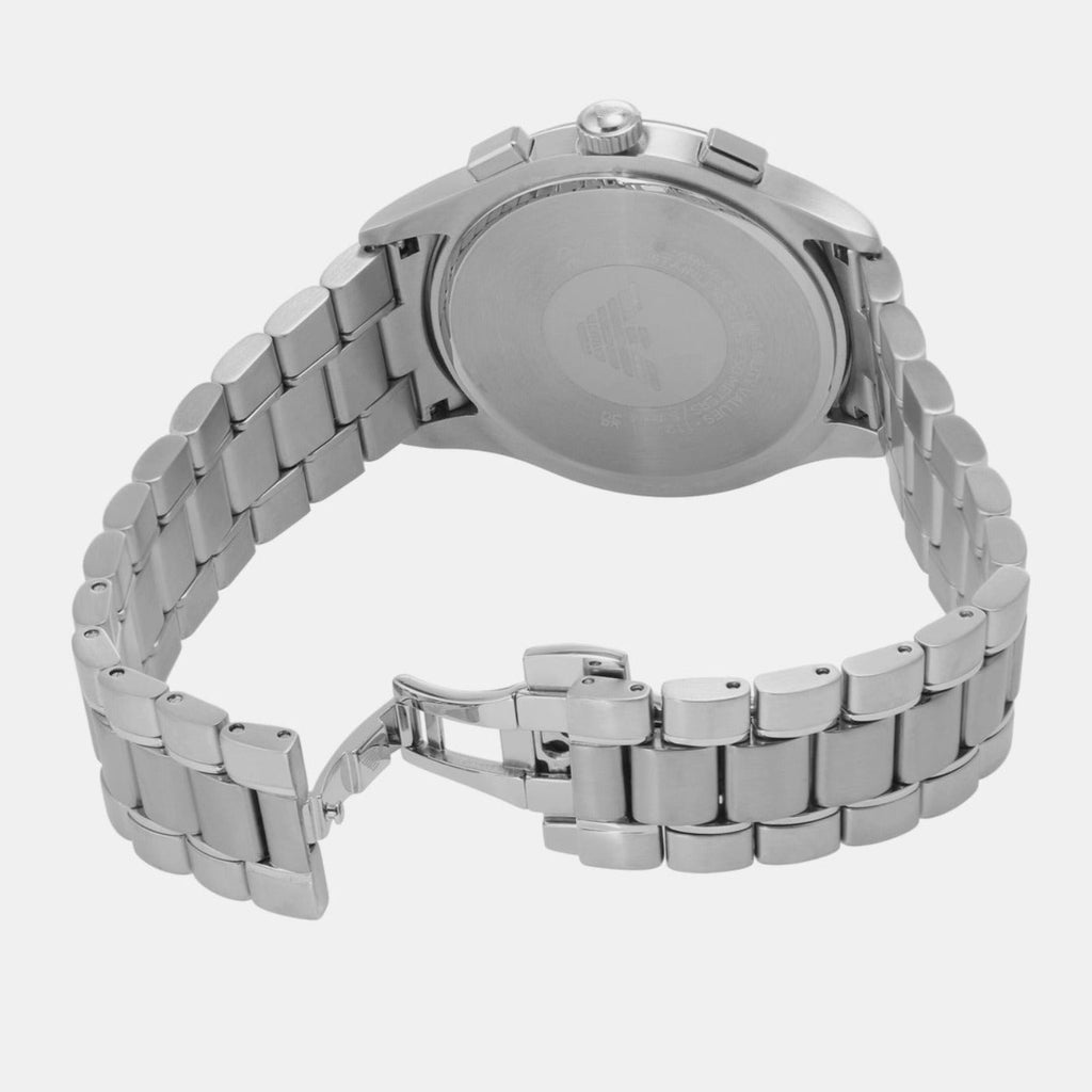 Emporio Armani Paolo Chronograph Green Dial Silver Steel Strap Watch For Men - AR11529 Buy Now By Emporio Armani