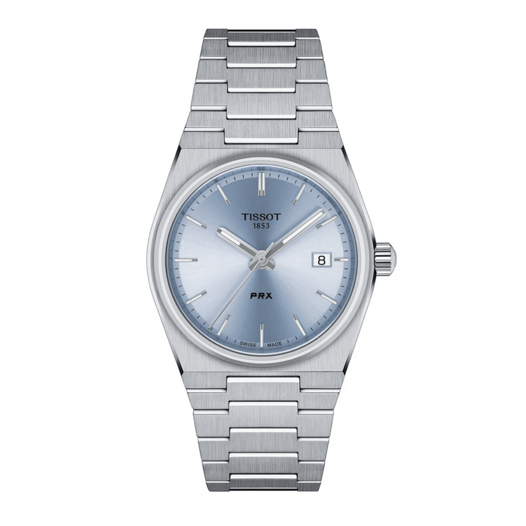 Tissot PRX Light Blue Dial Silver Steel Strap Watch For Women - T137.210.11.351.00 Buy Now By Tissot
