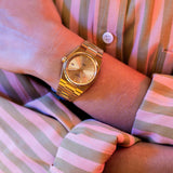 Tissot PRX Gold Dial Gold Steel Strap Watch for Men - T137.210.33.021.00 Buy Now By Tissot