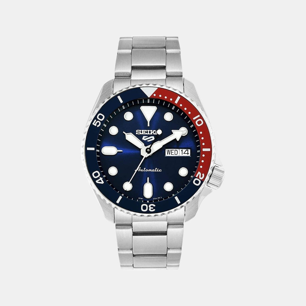 Seiko 5 Sports Automatic Blue Dial Silver Steel Strap Watch For Men - SRPD53K1 Buy Now By Seiko