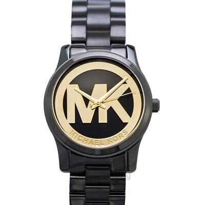 Michael Kors Runway Black Dial Black Steel Strap Watch for Women - MK6057 Buy Now By Michael Kors