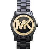 Michael Kors Runway Black Dial Black Steel Strap Watch for Women - MK6057 Buy Now By Michael Kors
