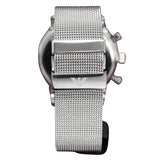 Emporio Armani Classic Chronograph Quartz Silver Dial Silver Mesh Bracelet Watch For Men - AR0390 Buy Now By Emporio Armani