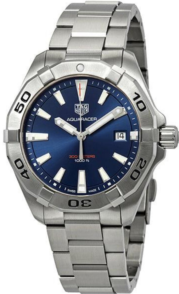 Tag Heuer Aquaracer Blue Dial Silver Steel Strap Watch for Men - WBD1112.BA0928 Buy Now By Tag Heuer