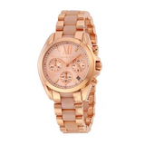 Michael Kors Bradshaw Rose Gold Dial Two Tone Steel Strap Watch for Women - MK6066 Buy Now By Michael Kors