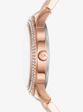 Michael Kors Tibby Pave Rose Gold Dial Rose Gold Steel Strap Watch for Women - MK1058 Buy Now By Michael Kors