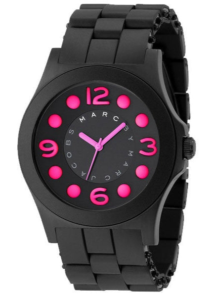Marc Jacobs Pelly Black Dial Black Silicone Strap Watch for Women - MBM2529 Buy Now By Marc Jacobs