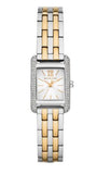 Michael Kors Three-Hand White Dial Two Tone Steel Strap Watch for Women - MKO1035 Buy Now By Michael Kors