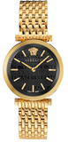 Versace V-Twist Black Dial Gold Mesh Bracelet Watch for Women - VELS00819 Buy Now By Versace