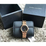 Marc Jacobs Roxy Black Dial Rose Gold Steel Strap Watch for Women - MJ3569 Buy Now By Marc Jacobs