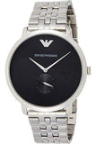 Emporio Armani Classic Quartz Black Dial Silver Steel Strap Watch For Men - AR11161 Buy Now By Emporio Armani