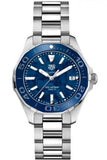 Tag Heuer Aquaracer Blue Dial Silver Steel Strap Watch for Women - WAY131S.BA0748 Buy Now By Tag Heuer
