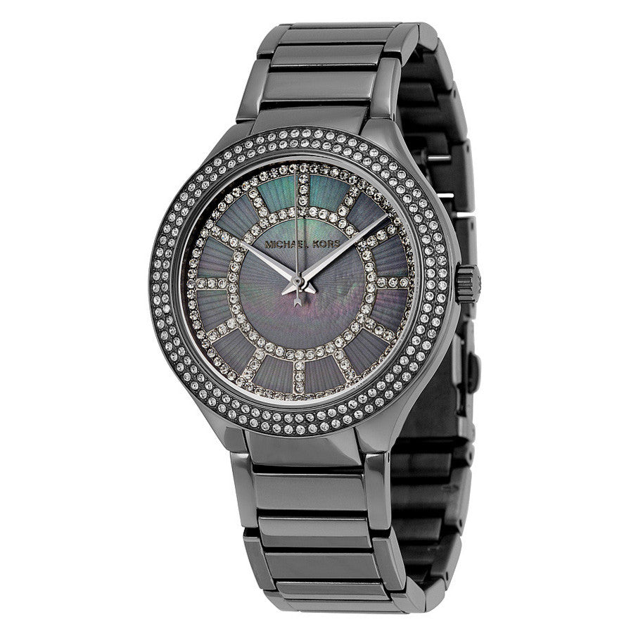 Michael Kors Kerry Gunmetal Dial Steel Strap Watch for Women - MK3410 Buy Now By Michael Kors