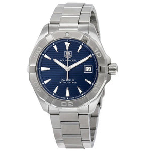 Tag Heuer Aquaracer Automatic Blue Dial Silver Steel Strap Watch for Men - WAY2112.BA0928 Buy Now By Tag Heuer