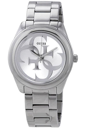 Guess G-Twist Silver Dial Silver Steel Strap Watch for Women - W1082L1 Buy Now By Guess