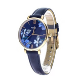 Fossil Jacqueline Blue Dial Blue Leather Strap Watch for Women - ES4673 Buy Now By Fossil