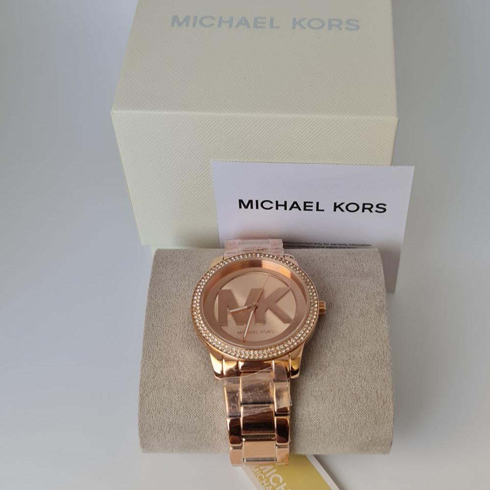 Michael Kors Tibby Quartz Rose Gold Dial Rose Gold Steel Strap Watch For Women - MK6880 Buy Now By Michael Kors