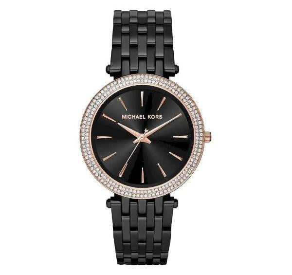 Michael Kors Darci Black Dial Black Steel Strap Watch for Women - MK3407 Buy Now By Michael Kors