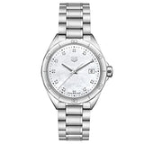 Tag Heuer Formula 1 White Mother of Pearl Dial Silver Steel Strap Watch for Women - WBJ1319.BA0666 Buy Now By Tag Heuer