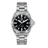Tag Heuer Aquaracer Black Dial Silver Steel Strap Watch for Men - WBD1110.BA0928 Buy Now By Tag Heuer