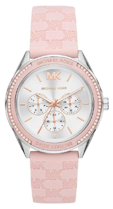 Michael Kors Jessa Quartz Silver Dial Pink Silicone Strap Watch For Women - MK7268 Buy Now By Michael Kors
