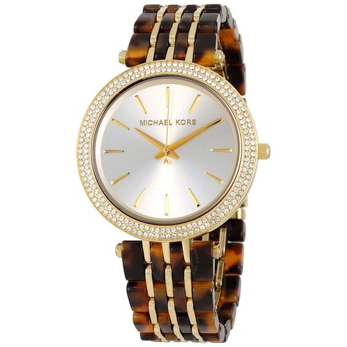 Michael Kors Darci Gold Dial Brown Two Tone Steel Strap Watch for Women - MK4326 Buy Now By Michael Kors