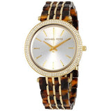 Michael Kors Darci Gold Dial Brown Two Tone Steel Strap Watch for Women - MK4326 Buy Now By Michael Kors