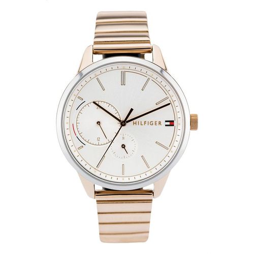 Tommy Hilfiger Brooke Silver Dial Rose Gold Steel Strap Watch for Women - 1782021 Buy Now By Tommy Hilfiger