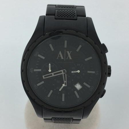 Armani Exchange Chronograph Black Dial Black Steel Strap Watch for Men - AX1058 Buy Now By Armani Exchange