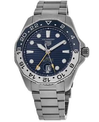 Tag Heuer Aquaracer Professional 300 GMT Automatic Blue Dial Silver Steel Strap Watch for Men - WBP2010.BA0632 Buy Now By Tag Heuer