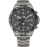 Tommy Hilfiger Decker Quartz Black Dial Black Steel Strap Watch for Men - 1791347 Buy Now By Tommy Hilfiger