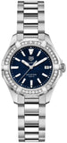 Tag Heuer Aquaracer Quartz Diamonds Blue Dial Silver Steel Strap Watch for Women - WAY131N.BA0748 Buy Now By Tag Heuer