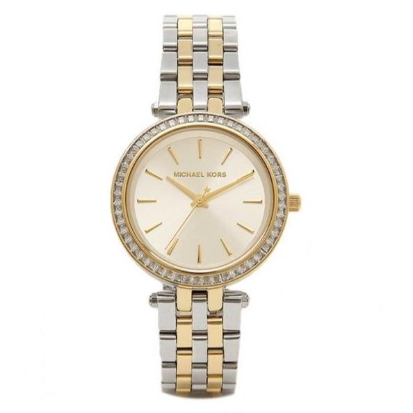 Michael Kors Darci Silver Dial Two Tone Steel Strap Watch for Women - MK3405 Buy Now By Michael Kors