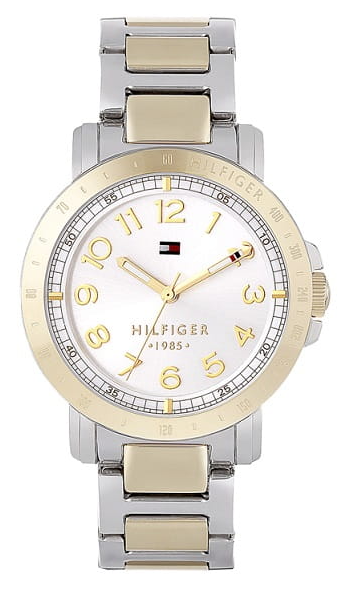 Tommy Hilfiger Damen Silver Dial Two Tone Steel Strap Watch for Women - 1781398 Buy Now By Tommy Hilfiger