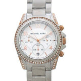 Michael Kors Blair Chronograph Silver Dial Silver Steel Strap Watch for Women - MK5459 Buy Now By Michael Kors