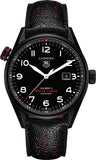 Tag Heuer Carrera Calibre 5 Drive Timer Black Dial Black Leather Strap Watch for Men - WAR2A80.FC6337 Buy Now By Tag Heuer