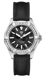 Tag Heuer Aquaracer Diamonds Mother of Pearl Black Dial Black Nylon Strap Watch for Women - WAY131P.FT6092 Buy Now By Tag Heuer