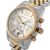 Michael Kors Lexington Chronograph Silver Dial Two Tone Steel Strap Watch for Women - MK5735 Buy Now By Michael Kors