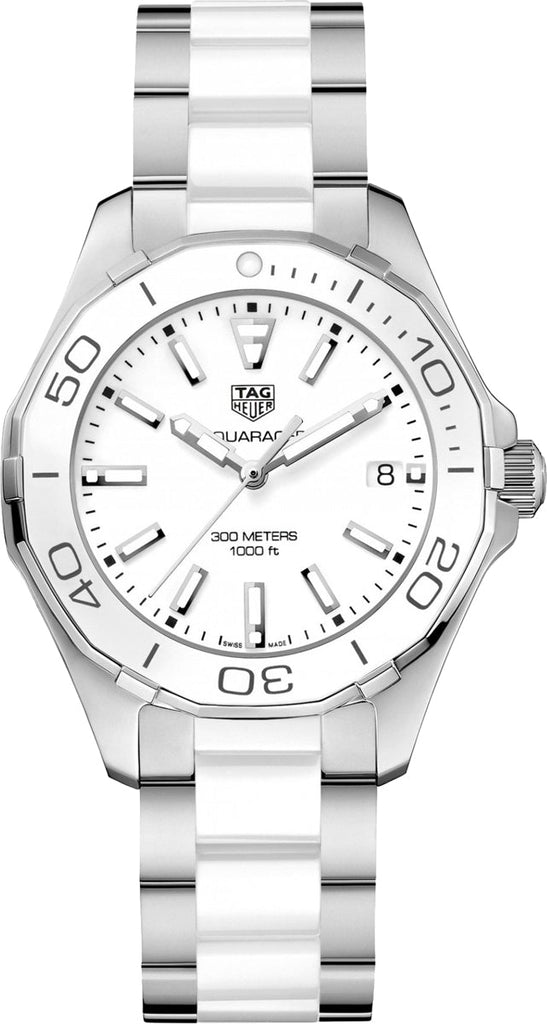 Tag Heuer Aquaracer Quartz White Dial Two Tone Steel Strap Watch Women - WAY131B.BA0914 Buy Now By Tag Heuer
