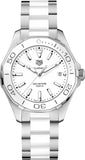 Tag Heuer Aquaracer Quartz White Dial Two Tone Steel Strap Watch Women - WAY131B.BA0914 Buy Now By Tag Heuer