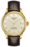Tissot Le Locle Powermatic 80 Gold Dial Brown Leather Strap Watch For Men - T006.407.36.263.00 Buy Now By Tissot