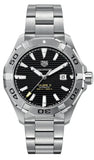 Tag Heuer Aquaracer Automatic Black Dial Silver Steel Strap Watch for Men - WAY2010.BA0927 Buy Now By Tag Heuer