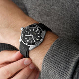 Tag Heuer Aquaracer Quartz Black Dial Black Rubber Strap Watch for Men - WAY101A.FT6141 Buy Now By Tag Heuer