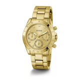 Guess Eclipse Gold Dial Gold Steel Strap Watch for Women - GW0314L2 Buy Now By Guess