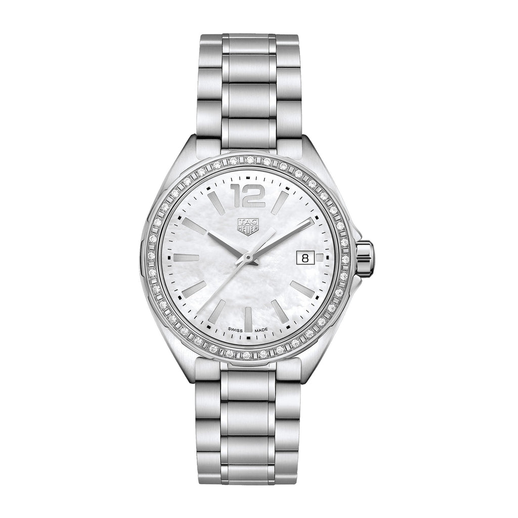 Tag Heuer Formula 1 Quartz Diamonds Mother of Pearl Dial Silver Steel Strap Watch for Women - WBJ131A.BA0666 Buy Now By Tag Heuer