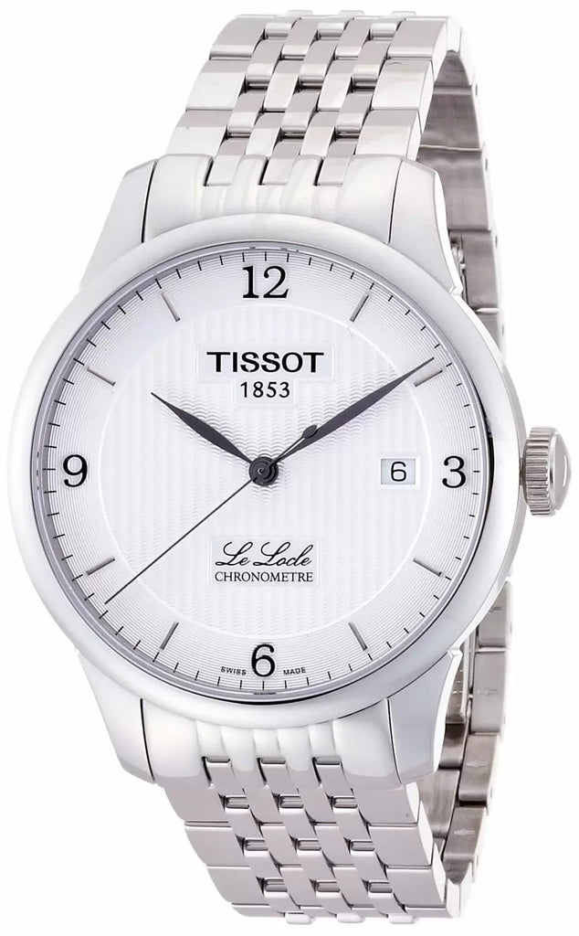 Tissot Le Locle Automatic Cosc White Dial Silver Steel Strap Watch For Men - T006.408.11.037.00 Buy Now By Tissot